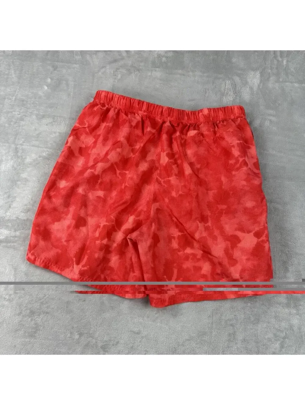 Nike Cloud Dye Packable 7'' Volley Shorts Mens XL Bright Crimson Unlined Summer